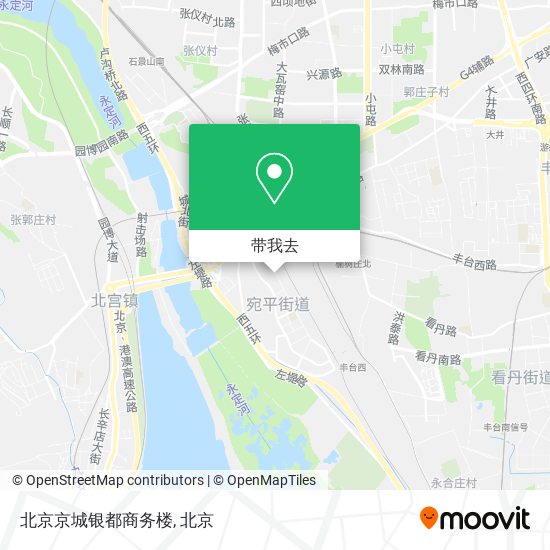 北京京城银都商务楼地图