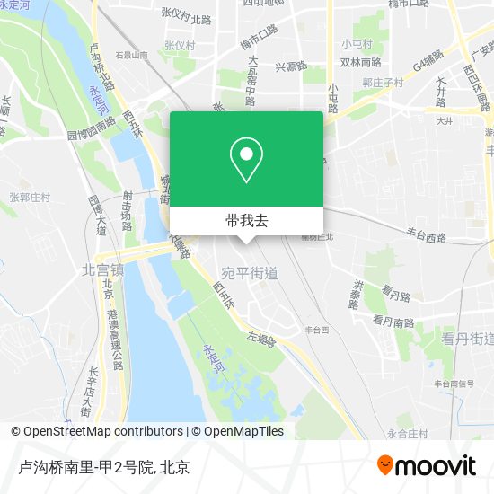 卢沟桥南里-甲2号院地图
