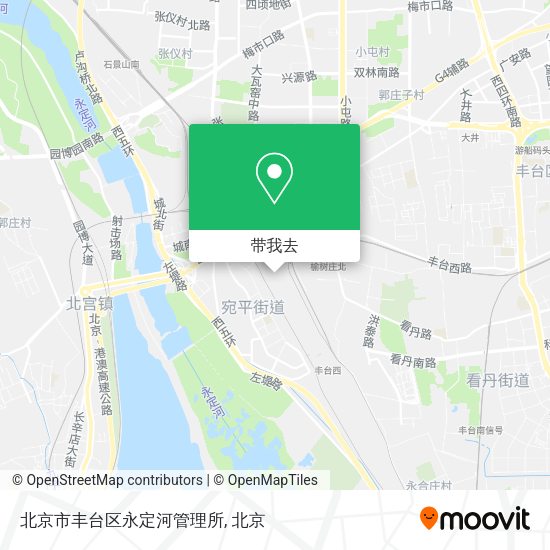北京市丰台区永定河管理所地图