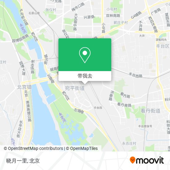 晓月一里地图