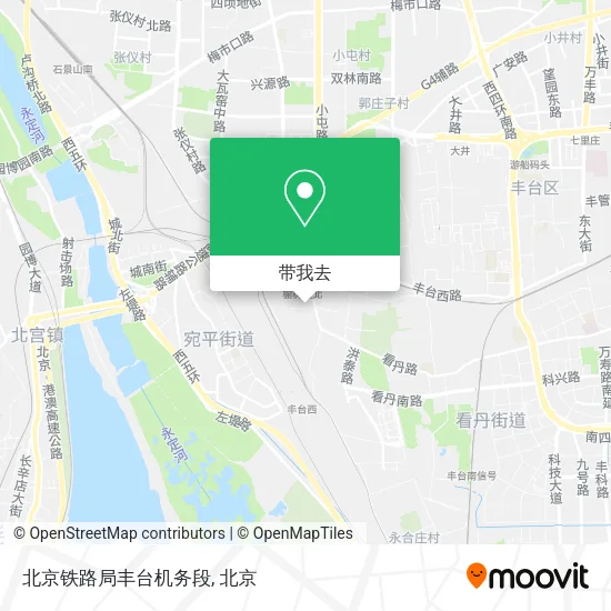 北京铁路局丰台机务段地图