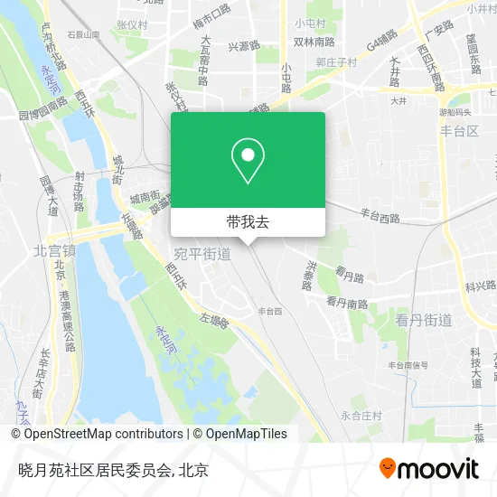 晓月苑社区居民委员会地图