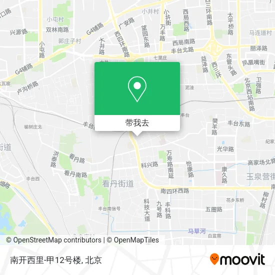 南开西里-甲12号楼地图