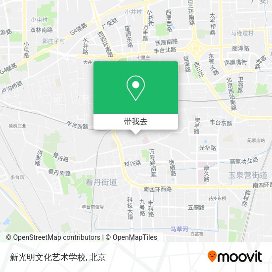 新光明文化艺术学校地图