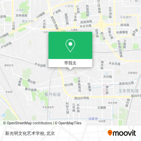新光明文化艺术学校地图