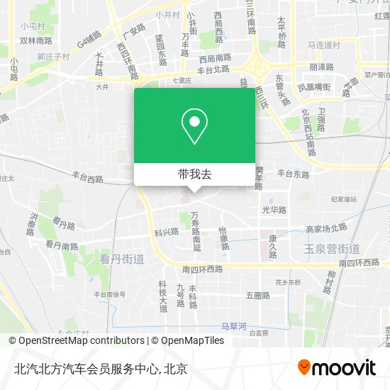北汽北方汽车会员服务中心地图
