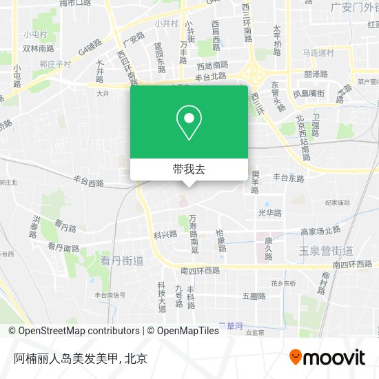 阿楠丽人岛美发美甲地图