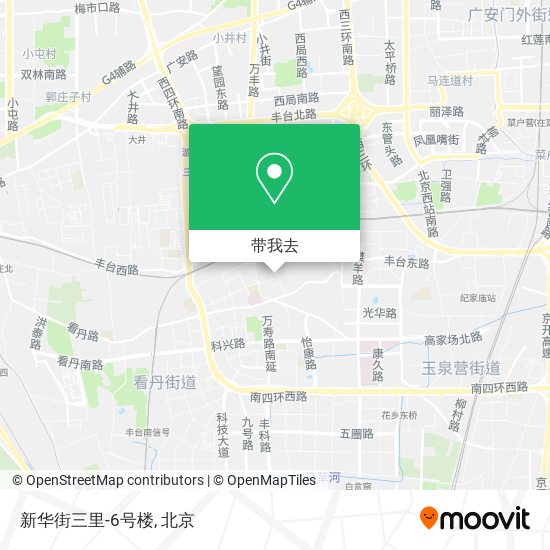 新华街三里-6号楼地图