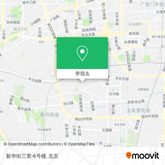 新华街三里-6号楼地图