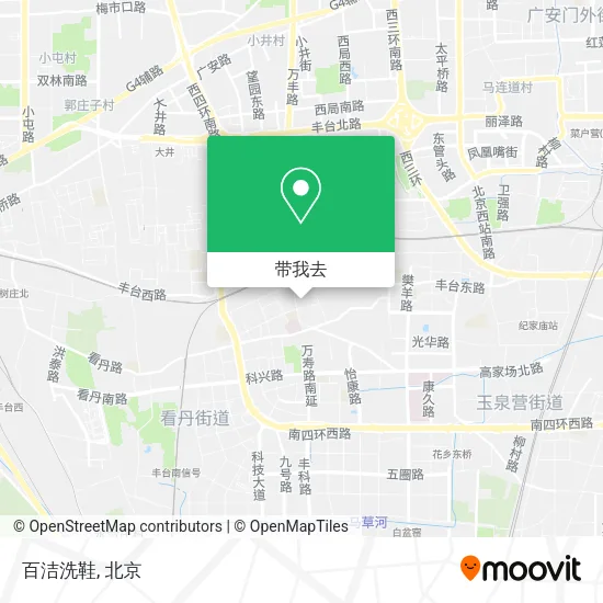 百洁洗鞋地图