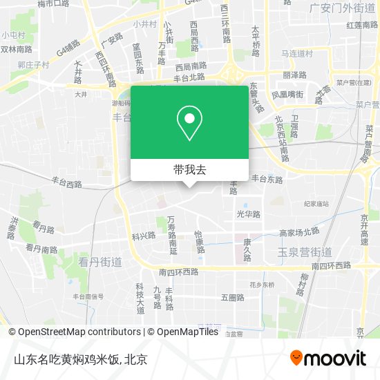 山东名吃黄焖鸡米饭地图