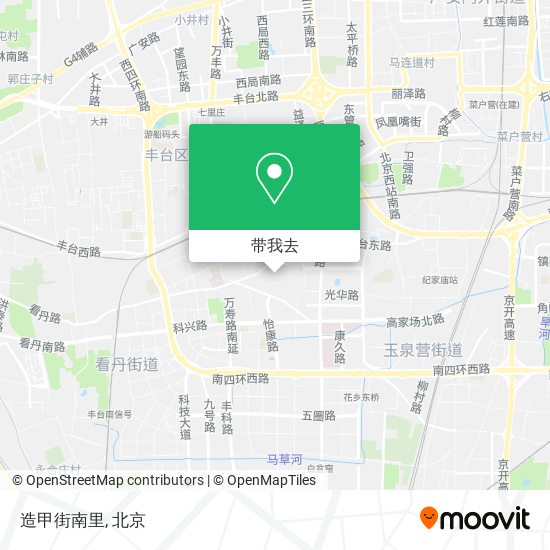 造甲街南里地图