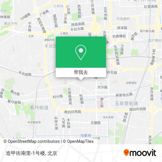 造甲街南里-1号楼地图