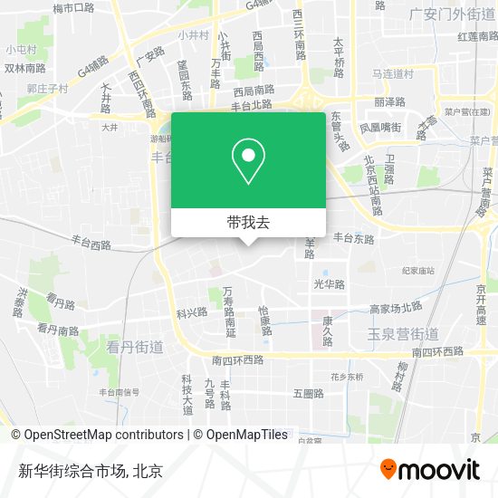 新华街综合市场地图