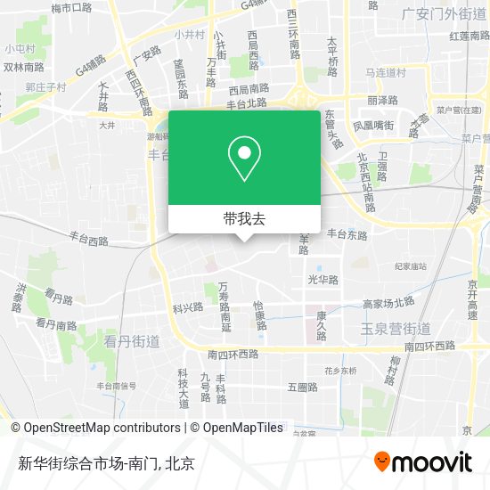 新华街综合市场-南门地图
