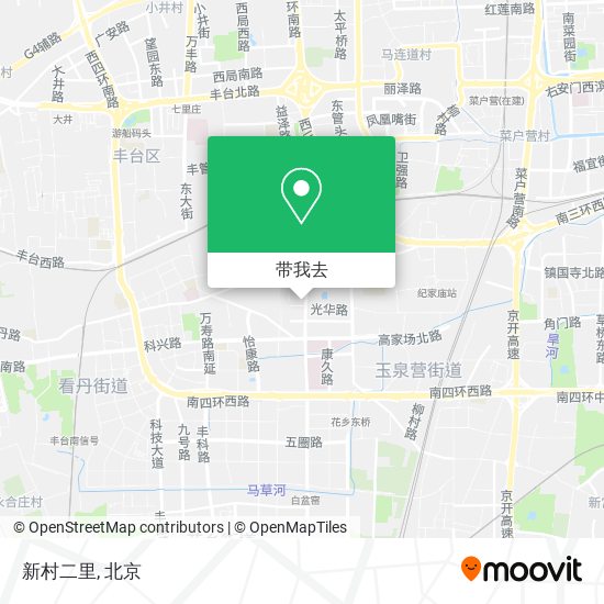 新村二里地图