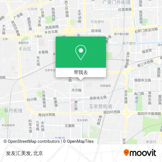 发友汇美发地图