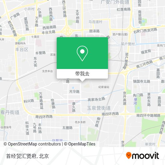 首经贸汇贤府地图