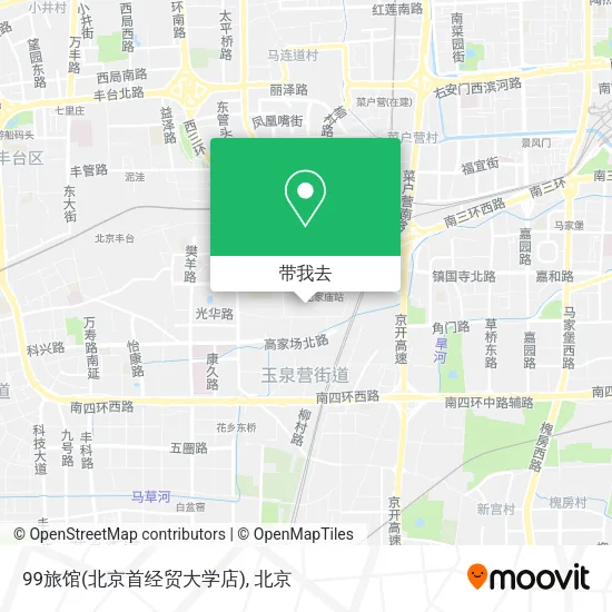 99旅馆(北京首经贸大学店)地图