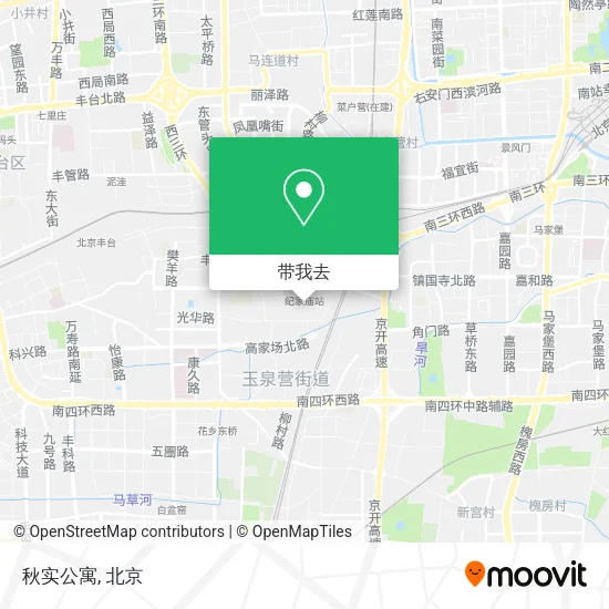 秋实公寓地图