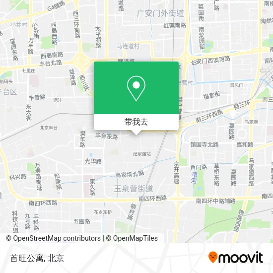 首旺公寓地图