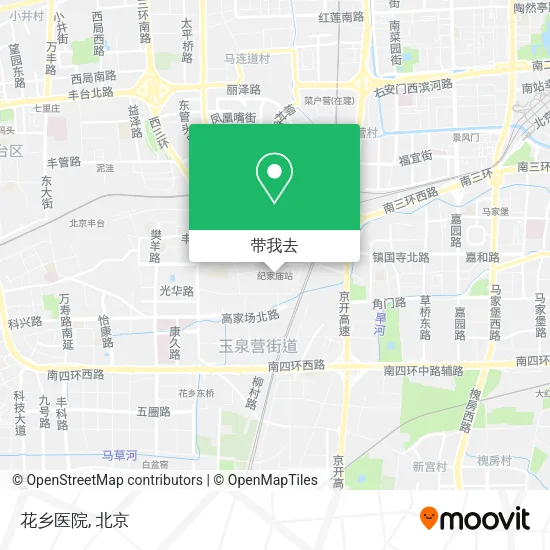 花乡医院地图