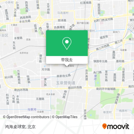 鸿海桌球室地图