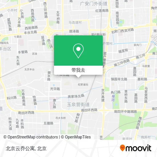 北京云乔公寓地图