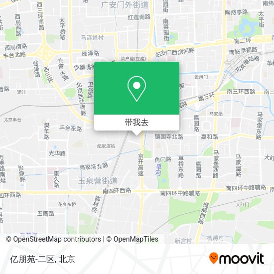 亿朋苑-二区地图