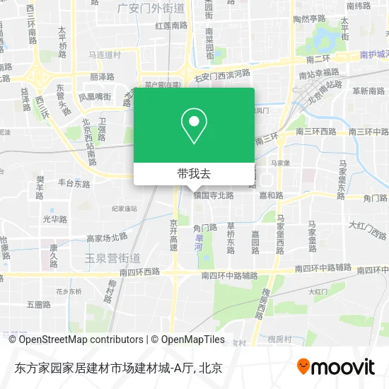 东方家园家居建材市场建材城-A厅地图