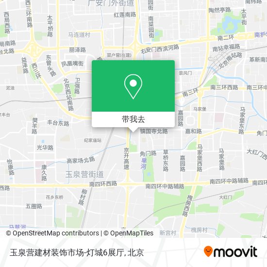 玉泉营建材装饰市场-灯城6展厅地图