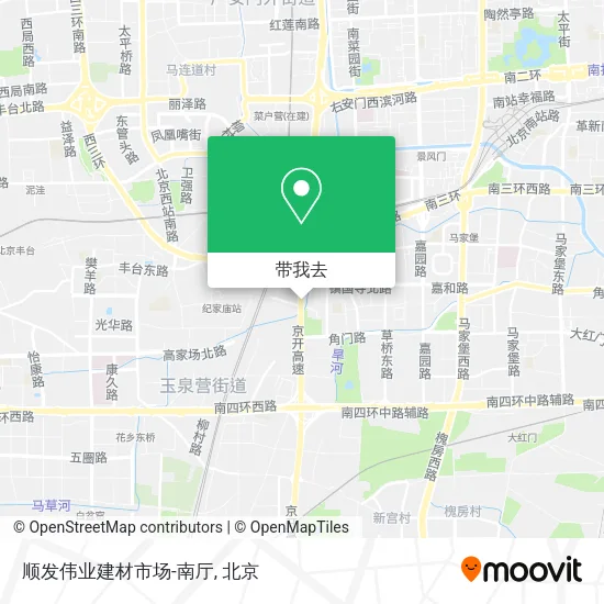 顺发伟业建材市场-南厅地图