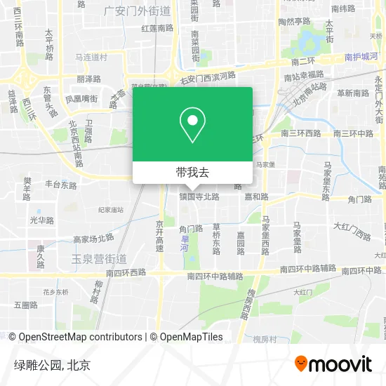 绿雕公园地图