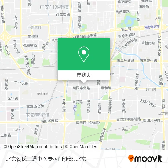 北京贺氏三通中医专科门诊部地图