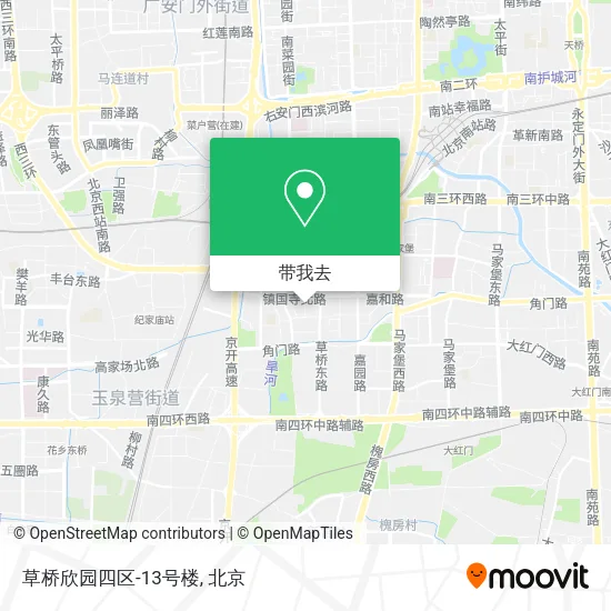 草桥欣园四区-13号楼地图