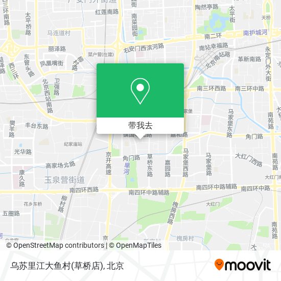 乌苏里江大鱼村(草桥店)地图