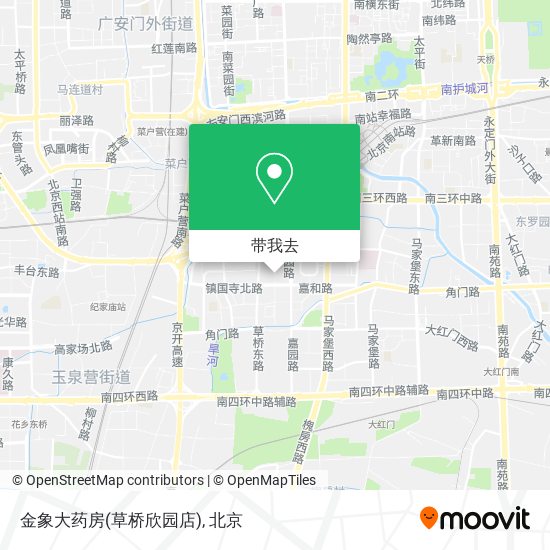 金象大药房(草桥欣园店)地图