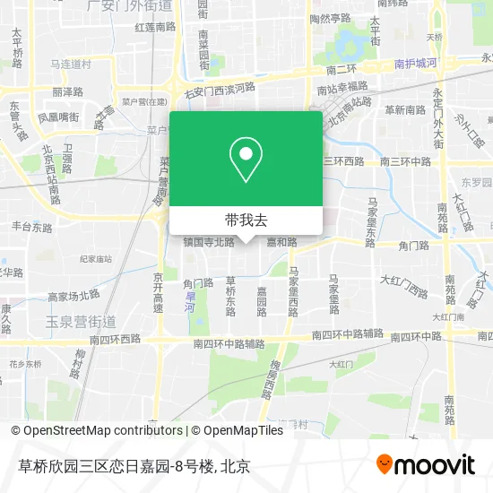 草桥欣园三区恋日嘉园-8号楼地图