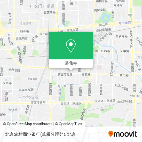 北京农村商业银行(草桥分理处)地图