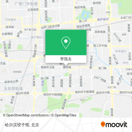 哈尔滨饺子馆地图