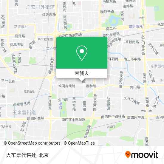 火车票代售处地图