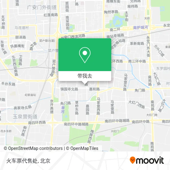 火车票代售处地图