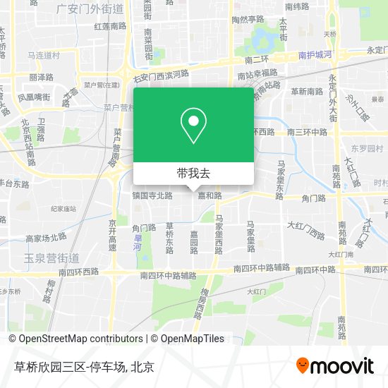 草桥欣园三区-停车场地图