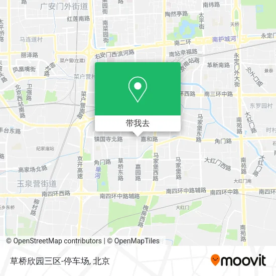 草桥欣园三区-停车场地图