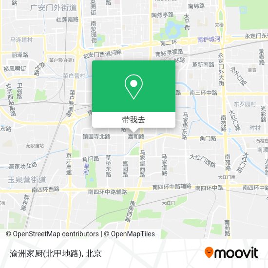 渝洲家厨(北甲地路)地图