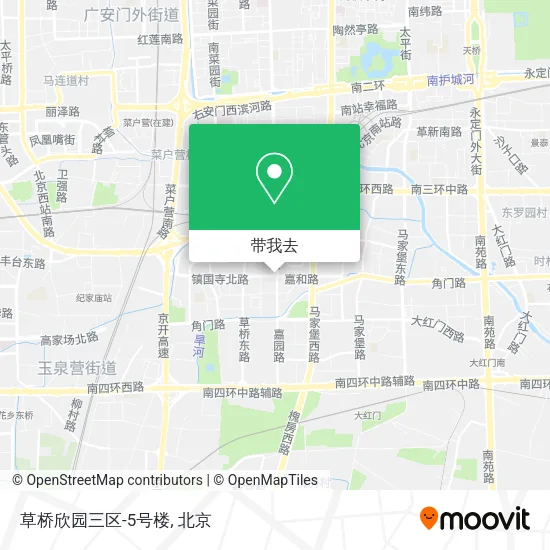 草桥欣园三区-5号楼地图
