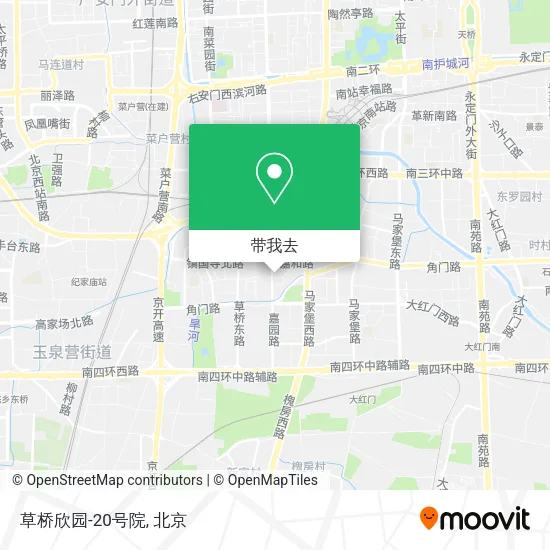 草桥欣园-20号院地图