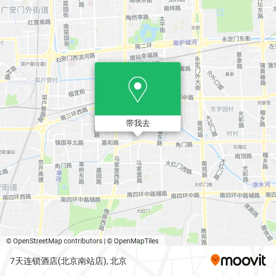 7天连锁酒店(北京南站店)地图