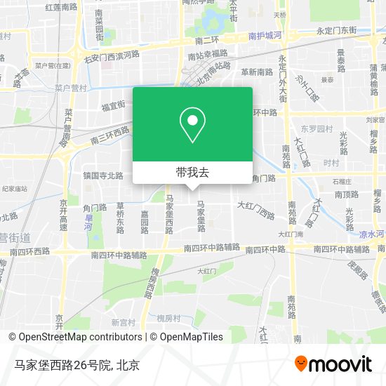 马家堡西路26号院地图