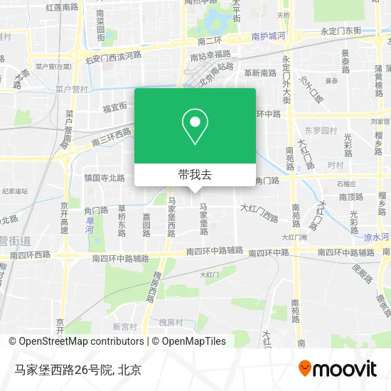 马家堡西路26号院地图